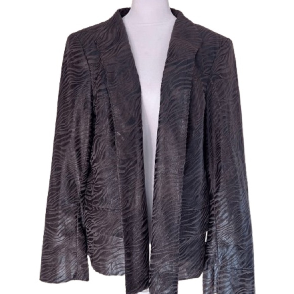 Y2K zebra blazer